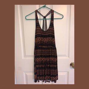 🧡Tribal Aztec Gold Boho Comfy Sun Dress🧡